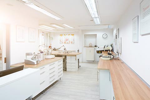 Blick in das Implantatlabor